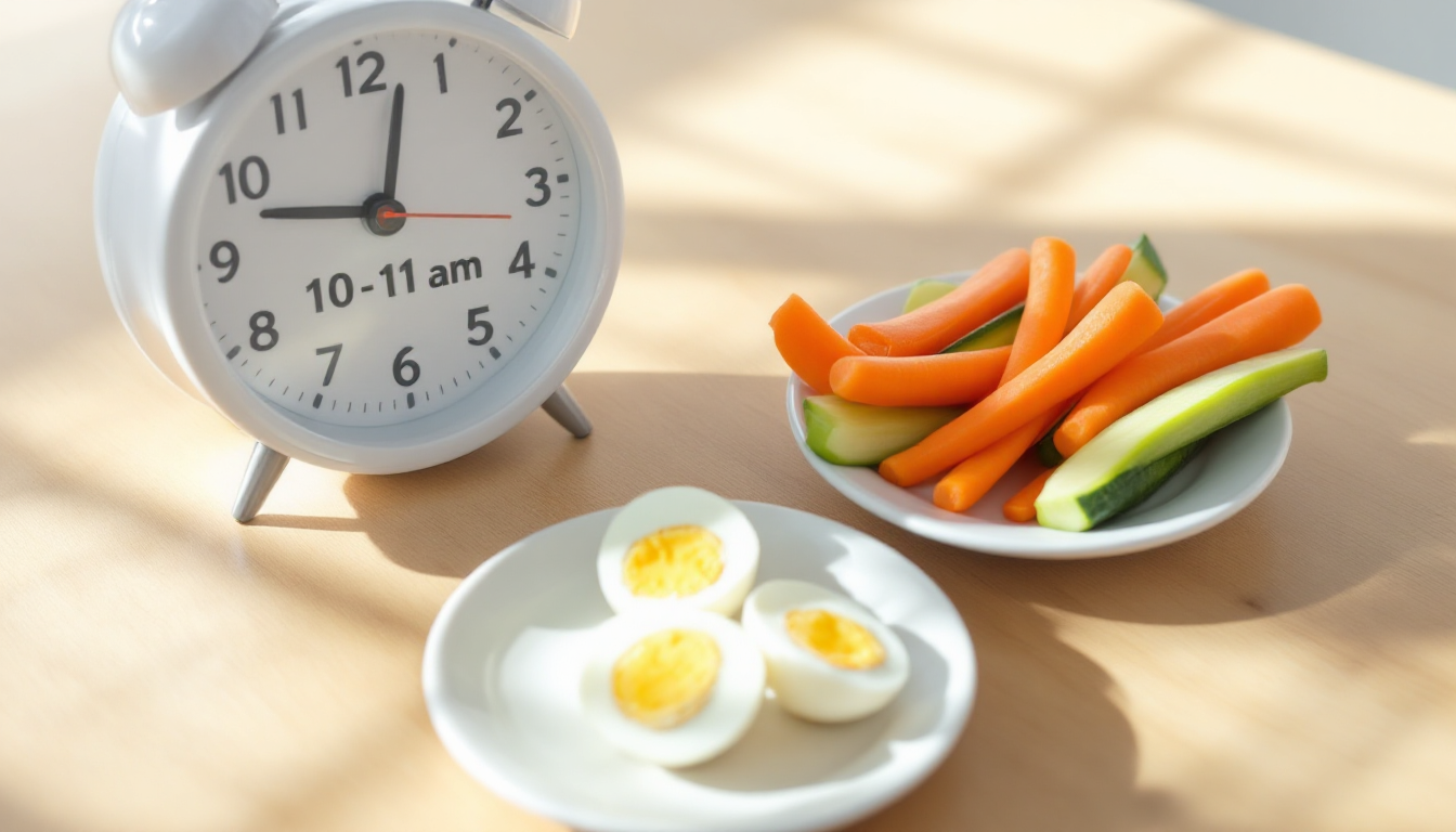 다이어트에 좋은 간식 섭취 최적 시간과 건강한 간식 이미지