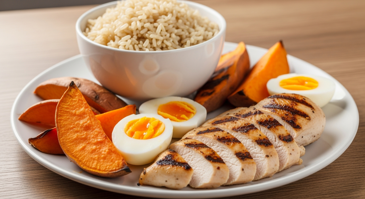 운동 전 에너지 충전과 근육 보호를 위한 식사