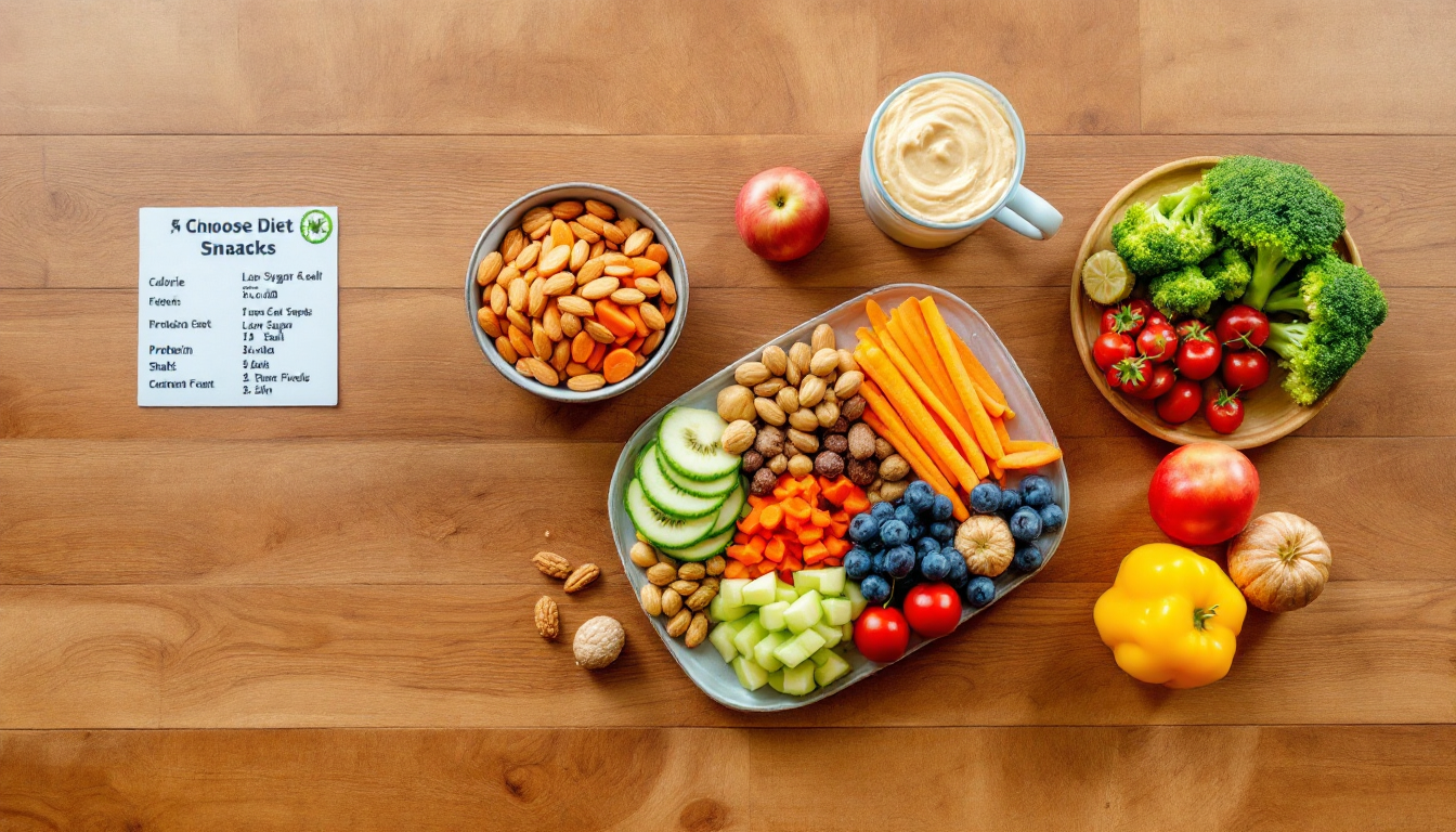 다이어트 간식 선택 5대 원칙에 해당하는 음식들